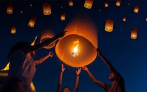 Festival das Lanternas na Tailândia